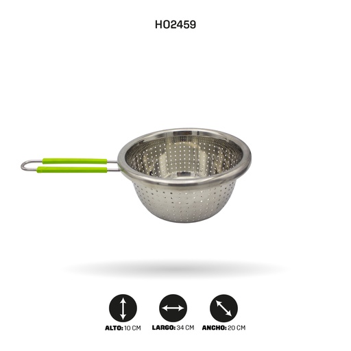 [HO2459] ESCURRIDOR METALICO CON AGARRADERA 20CM [PAC5312]