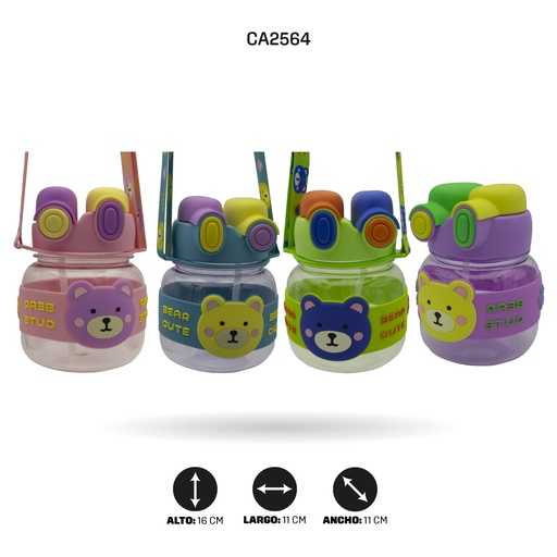 [CA2564] TERMO DE OSOS DOBLE FUNCIÓN 4 MOTIVOS 2036 -1000ML [PAC4962]