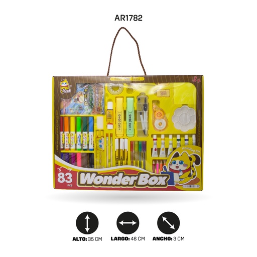 [AR1782] SET ARTE 83PCS DQC29002 [PAC4885]