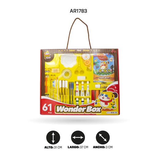 [AR1783] SET ARTE 61PCS DQC29001 [PAC4886]