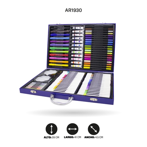 [AR1930] SET DE ARTE MALETA 113PCS [PAC5401]