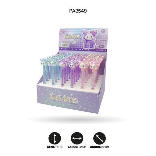 [PA2549] LAPICERO DIAMENTES X 48 UND REF T-633 [PAC4626]