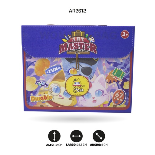 [AR2612] SET ARTE 67PCS DQC27002 [PAC4887]