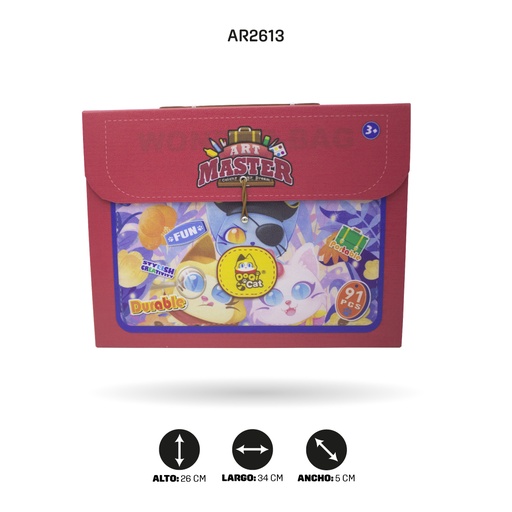 [AR2613] SET ARTE 91 PCS DQC27003 [PAC4888]