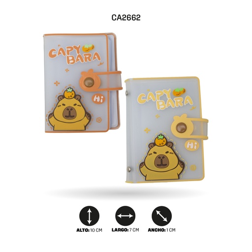 [CA2662] ESTUCHE PARA TARJETAS DE CAPYBARA 2045 [PAC5774]