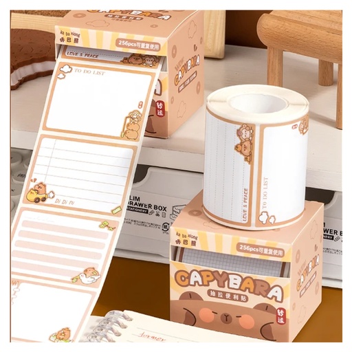 [PA2701] ROLLO ETIQUETA PARA MARCA CUADERNOS DE CAPYBARA XX-1715 [PAC5805]