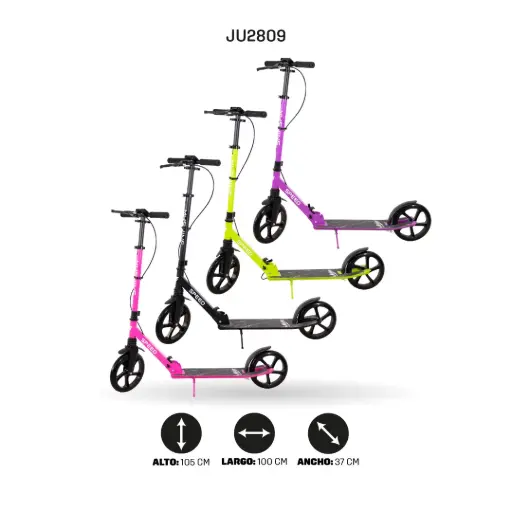 [JU2809] SCOOTER CON FRENO NORMAL LLANTA DE 230MM [630B]